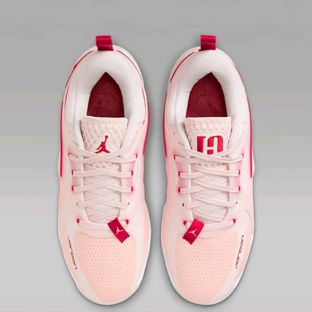 Jordan Heir Women's Light Pink/Washed Coral Sneakers Size 12 FZ2471-600 - Picture 3 of 6
